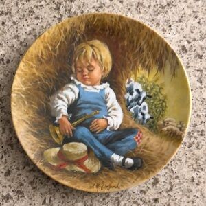 Little Boy Blue Decorative Plate